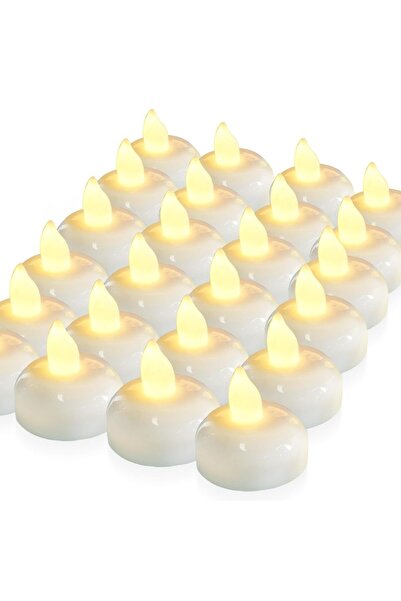 Choice 24pcs 24/12pcs Floating Candle Lamp Flameless Tea Light Flicker Electr...