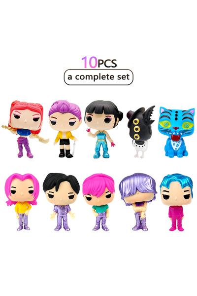 Choice مجموعة من 12 قطعة من مجسمات شخصيات صائدي الشياطين من الكيبوب (C-5PCS) ...