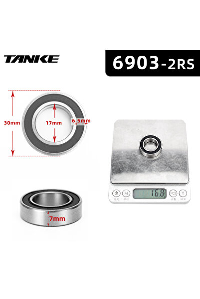 Choice3 6903-2RS 2pcs Bicycle hub NBK bearing 16257、6902、6804、6903 2RS Sealed...