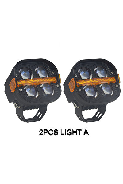 Choice مصباحان LED للعمل مقاس 4 بوصات، مصباح كشاف، مصباح ضباب، مصباح قيادة، م...