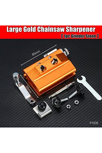 Choice 2pcs Grinding Stone Portable Chainsaw Chain Sharpening Jig, Aluminum A...