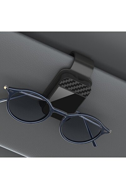 Choice1 مشبك واقي الشمس للسيارة باللون الأسود - حامل نظارات شمسية عالمي ومنظم...