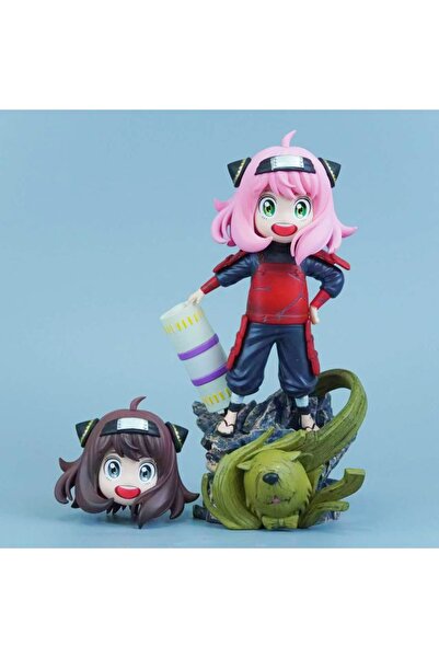 BANDAI مجسم أنمي ناروتو بطول 19 سم/7.48 بوصة، شخصية أنيا فورجر، زي تنكري، شخص...