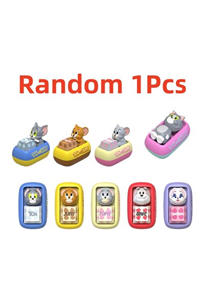Choice غطاء مفتاح عشوائي واحد أصلي لشخصية توم وجيري الكرتونية من الأنمي، بتصم...