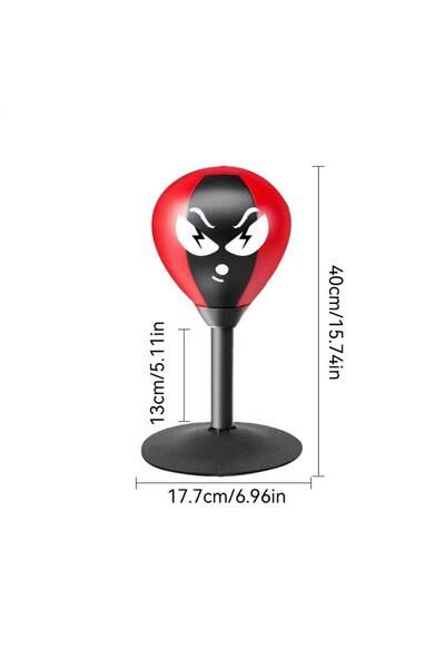 Choice حقيبة ملاكمة، كرة سرعة مكتبية للملاكمة، كوب شفط، أداة لتخفيف التوتر، ك...