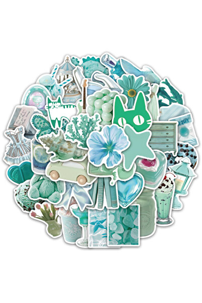 Choice ٥٠ قطعة من ملصقات مانبو سيلتزر الخضراء بنكهة النعناع، ​​يمكنك صنعها بن...