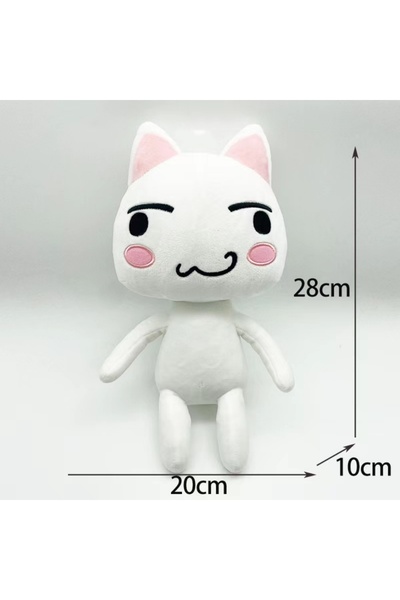 Choice D03 لعبة قطة كاواي تورو إينوي القطيفة بطول 28 سم، دمية حيوان كرتوني أن...