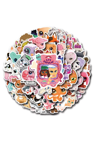 Choice 110 قطعة من ملصقات لعبة متجر الحيوانات الأليفة الصغيرة، مناسبة للأمتعة...