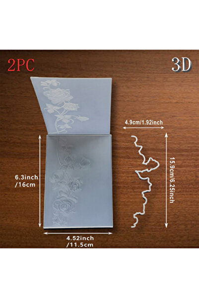 Choice FX-YA-129-Suit 3D Embossed Folder and Matching Die Cutting Set - The Q...