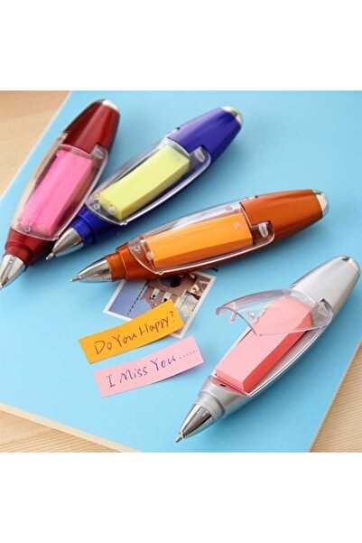 Choice قلم حبر جاف فضي اللون، قلم حبر جاف مبتكر، مزود بحبل تعليق، ملاحظات، مص...