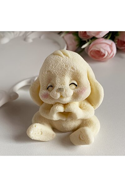 Choice قالب أرنب واحد 278 | قالب من السيليكون الراتنجي بعيون معبرة وآذان رقيقة،