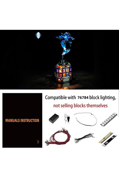 Choice طقم إضاءة LED LYBMTWF بنسخة تعمل باللمس 76784، متوافق مع زهرة داليا ال...