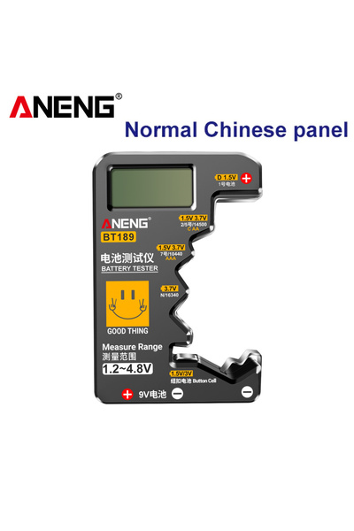 ANENG جهاز اختبار البطاريات BT189 - لوحة صينية، جهاز اختبار سعة كاشف رقمي عال...
