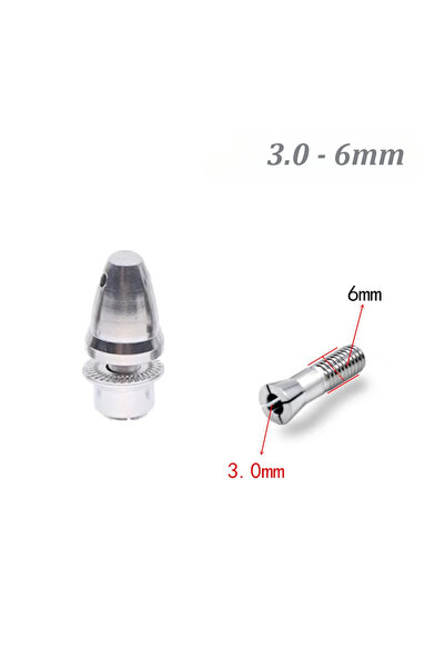 Choice قطعة واحدة من محول مروحة ألومنيوم على شكل رصاصة، مقاس M5/M6/M8، بأقطار...