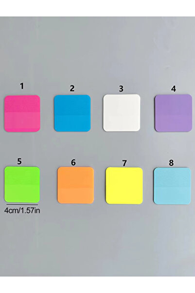 Choice 160PC-Colorful 160 Sheets Of Waterproof Square Sticky Notes, 8 Colors ...