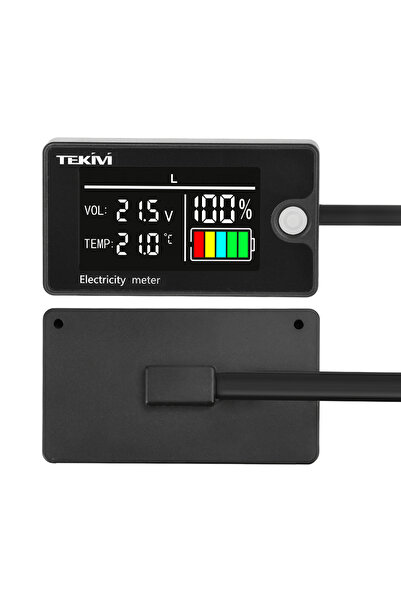 choice2 غير مقاوم للماء، 6840C تيار مستمر 8-100 فولت، شاشة LCD رقمية لقياس ال...