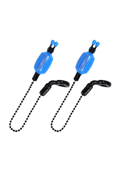 HIRISI مؤشران لعضة سمك الشبوط، أزرق B2042، قطعتان، 5 ألوان، مع مشابك قابلة لل...