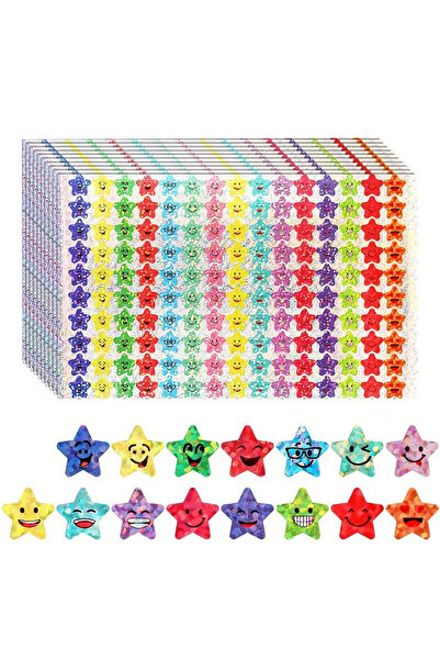 Choice مجموعة من 10 قطع، ملصقات ليزرية على شكل نجمة للمكافآت، ومخططات السلوك،...