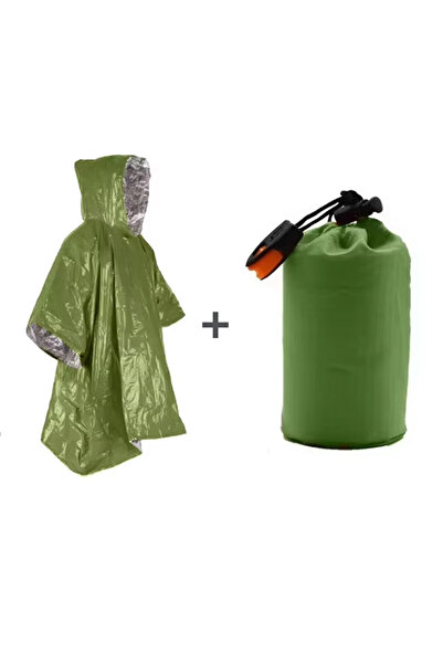 Choice raincoat with bag Emergency Water Proof Raincoat Aluminum Film Disposa...