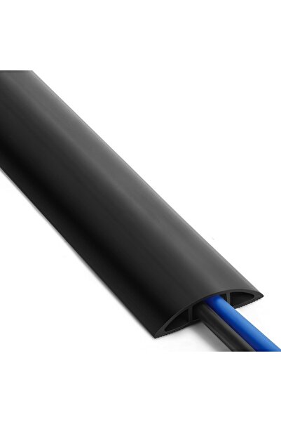 Choice غطاء سلك أرضي أسود اللون، مقاس 3 سم × 3 م، قطعة واحدة، طوله 3 م/118.11...