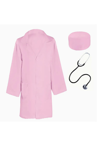 Choice Pink 3Pcs Kidsren's Doctor Toy Set, Role-Playing Costume, Doctor Steth...