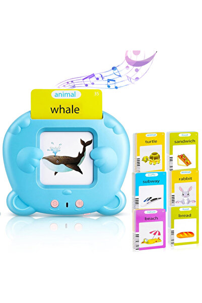 choice2 112cards-blue Talking Flash Cards for Kids Early Learning Educational...