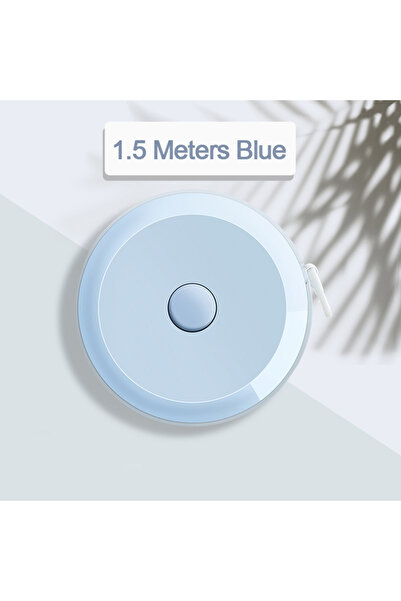 Choice شريط قياس مرن أزرق بطول 2 متر، ذو مقياس مزدوج، مناسب لقياس الجسم والخي...