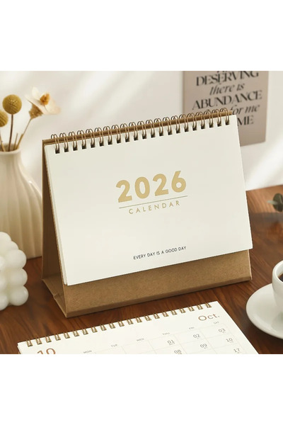 Choice تقويم بسيط لعام 2026، مخطط شهري أبيض وبني للمكتب (سبتمبر 2025 - ديسمبر...