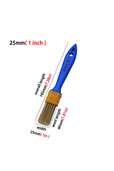Choice6 فرشاة سلكية بلاستيكية بمقبض بلاستيكي أزرق، أداة طلاء زيتية مائية، فرش...