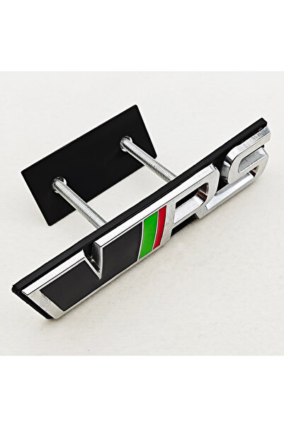 Choice Grille Grey Silver 3D Metal RS Logo Emblem Car VRS Letters Front Grill...