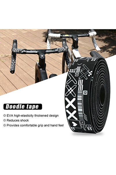 Choice BD-XXOO-black NPY Bicycle Handlebar Tapes Road Bicycle Handlebar Tape ...