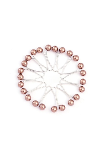 Choice1 مجموعة دبابيس حجاب نسائية مكونة من 12 قطعة بلون الشمبانيا، تتضمن مشاب...