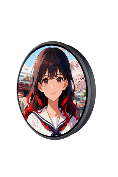 Choice1 شارة إلكترونية بتقنية بلوتوث، تشغيل موسيقى وفيديوهات، أضواء ملونة، شا...