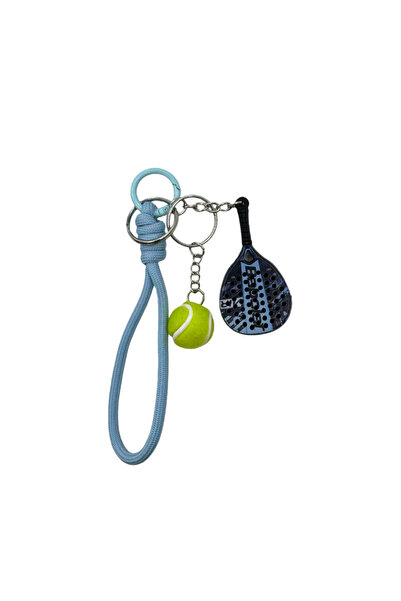 Choice BBL ball lightyellow Cute Tennis Racket Keychain Design,Fashionable Ny...