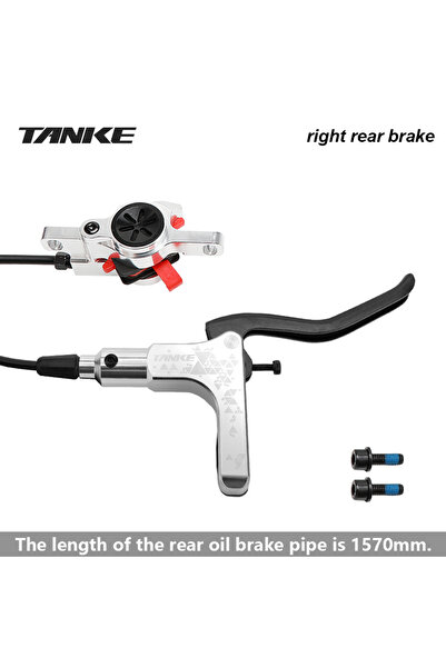 Choice Silvery RR TANKE MTB Hydraulic Disc Brake Set 160mm Rotors Oil Callipe...