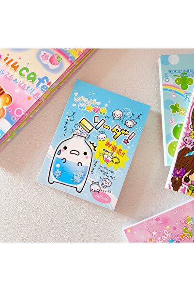 Choice D New Cute Showa Early Style Memo Book Non Sticky Notebook Material Ba...
