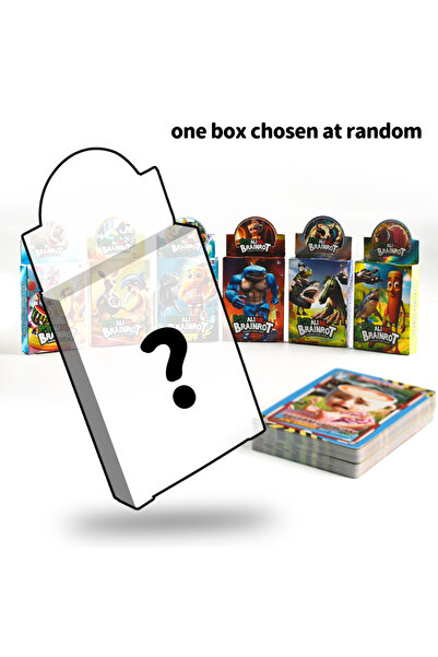 Choice صندوق واحد عشوائي، يحتوي على 24 بطاقة/صندوق، لعبة بطاقات براينروت الإي...