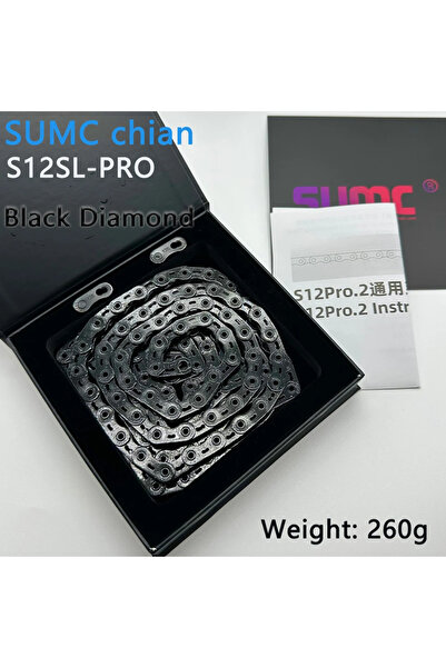 Choice سلسلة دراجة S12SL-Black Diamond Sumc ذات 12 سرعة، سلسلة هلالية، دراجة ...