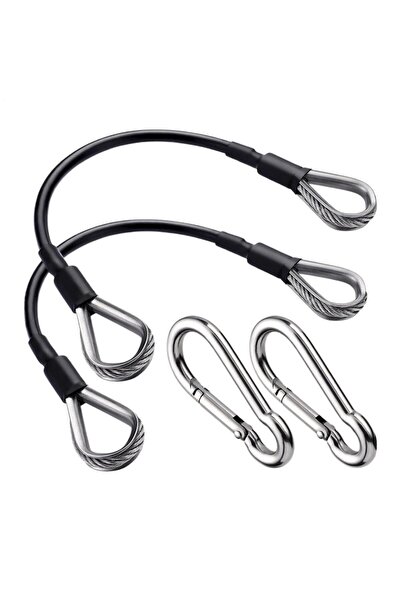 Choice طقم بكرات تمديد رياضية أسود مكون من قطعتين مع مشبك تثبيت، نظام بكرة حب...