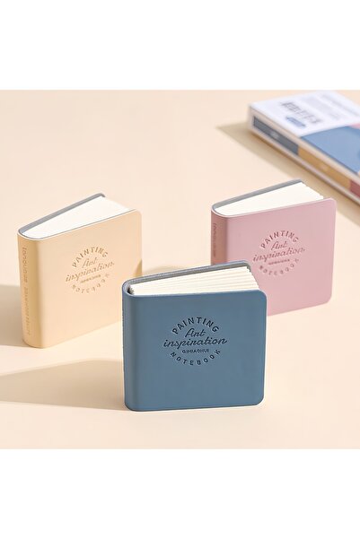 Choice 3Pcs Morandi 3Pcs Mini Notebook Small Graffiti Book Empty Scrapbook Po...