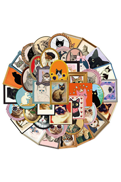Choice 50pcs 50Pcs Cute Cat Decoration Fun Graffiti Stickers DIY Phone Case N...