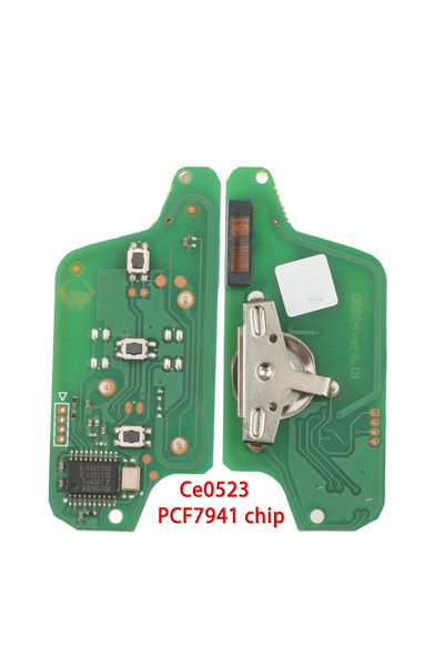 choice2 3BT Ce0523 PCF7941 ASK jingyuqin 2/3 Buttons For Peugeot 407 407 307 ...