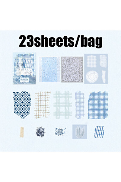 Choice S28329-2 Mr. Paper 23pcs Paper Mesh Series Mixed Material Craft Kit DI...