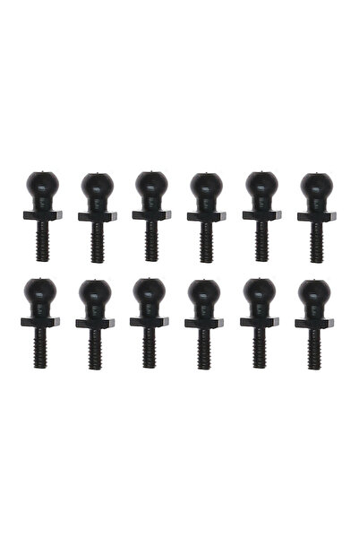 Choice 12pcs Medium Carbon Steel Ball Head Screw Upgrade Part for LOSI 1/24 M...
