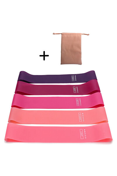 Choice 5pcs set Elastic Bands For Fitness Resistance Bands Exercise Gym Stren...