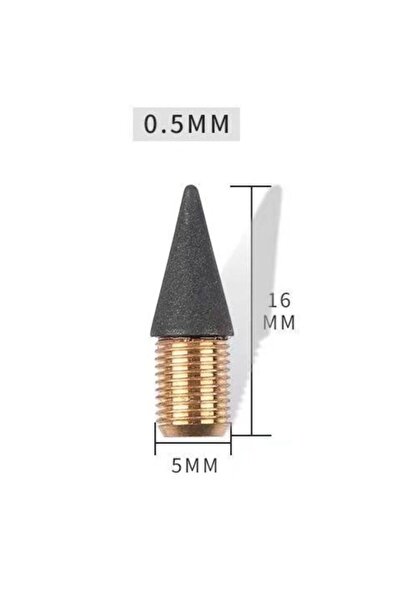 Choice 20pcs-copper HB Refills Inkless Tip Replacement Pen 0.5mm Head for No ...