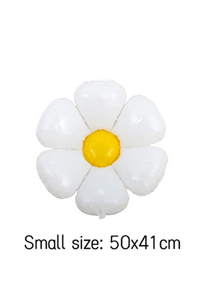 Choice Daisy 10pcs WHITE 1/3/5/10Pcs Daisy Huge White Flower Aluminum Foil Ba...