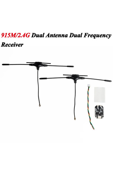 Choice جهاز استقبال ELRS 915M بتردد 2.4 جيجاهرتز/هوائي مزدوج، من نوع Gemini E...