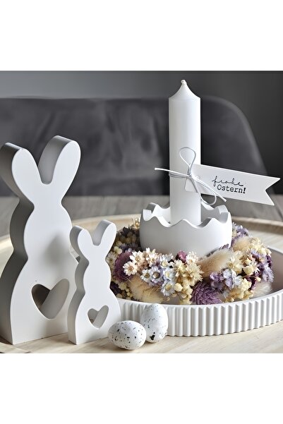 Choice مجموعة قوالب سيليكون على شكل أرنب عيد الفصح مكونة من 4 قطع بتصميم مخطط...