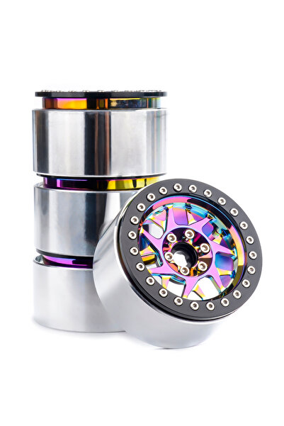 Choice Colorful PYFORE 2.2In Climbing Wheel Hub 4PCS Tires 64x35mm 12mm Hexag...